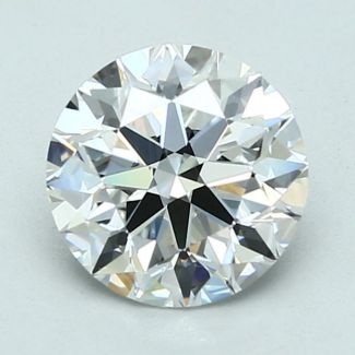 1.8 Carat Round F VVS1 EX GIA Natural Diamond