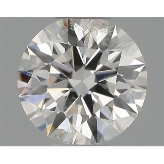 0.31 Carat Round F SI2 EX IGI Natural Diamond