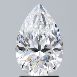 2.12 Carat Pear E VS1 - EX NONE Natural Diamond