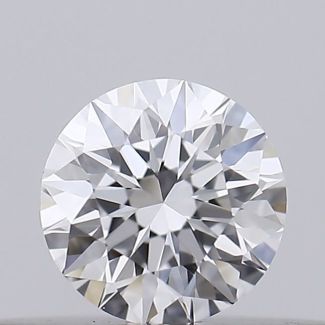 0.16 Carat Round D VVS1 EX GIA Natural Diamond