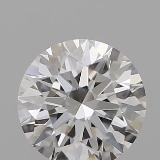 0.52 Carat Round E VVS2 EX GIA Natural Diamond