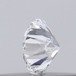 0.15 Carat Round D VVS2 EX GIA Natural Diamond