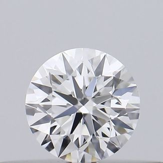 0.2 Carat Round D VVS1 EX GIA Natural Diamond