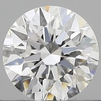 0.40 Carat Round E VVS2 EX GIA Natural Diamond