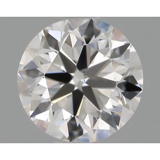 0.7 Carat Round F VS1 VG EX GIA Natural Diamond