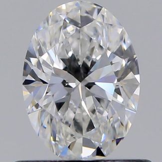 0.60 Carat Oval E SI1 - VG GIA Natural Diamond