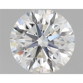 0.52 Carat Round H VS1 EX GIA Natural Diamond