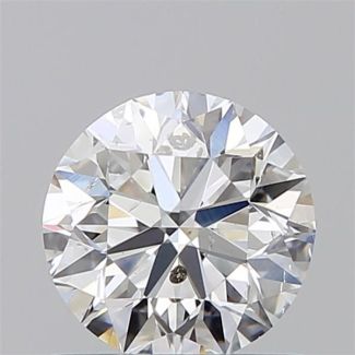 0.70 Carat Round E SI2 VG EX GIA Natural Diamond