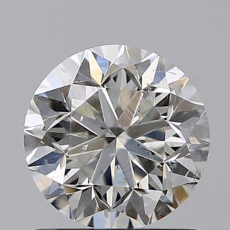 1.01 Carat Round H SI2 G EX GIA Natural Diamond