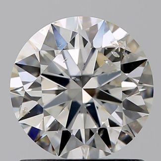 1.00 Carat Round I SI1 EX GIA Natural Diamond