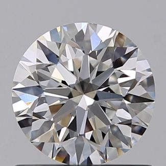 0.70 Carat Round F VS1 EX GIA Natural Diamond