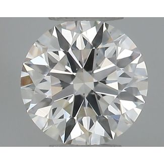 0.30 Carat Round H VS1 EX GIA Natural Diamond