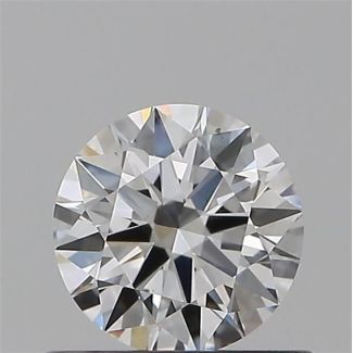 0.47 Carat Round D VS2 EX GIA Natural Diamond