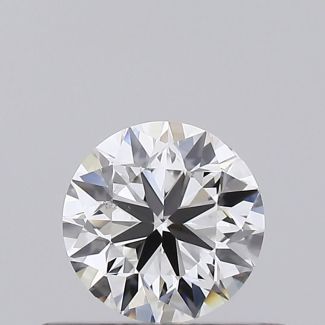 0.4 Carat Round F VS2 VG EX GIA Natural Diamond