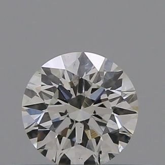 0.26 Carat Round H SI1 EX VG GIA Natural Diamond