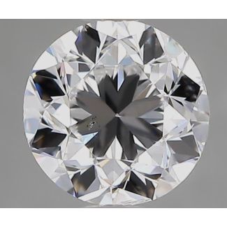 1.00 Carat Round D SI1 GD VG GIA Natural Diamond