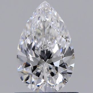 0.70 Carat Pear D VVS2 - EX VG GIA Natural Diamond