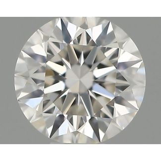 0.32 Carat Round H VS2 EX GIA Natural Diamond