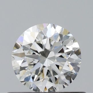 0.45 Carat Round H SI1 VG EX GIA Natural Diamond