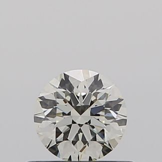 0.40 Carat Round K VVS2 EX GIA Natural Diamond