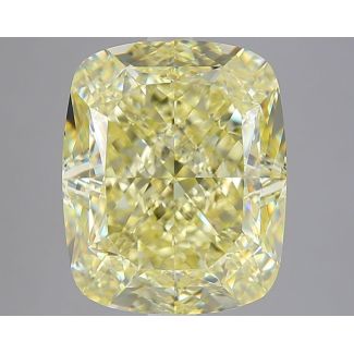 6.31 Carat Cushion Brilliant Light Yellow VVS1 - EX GIA Natural Diamond