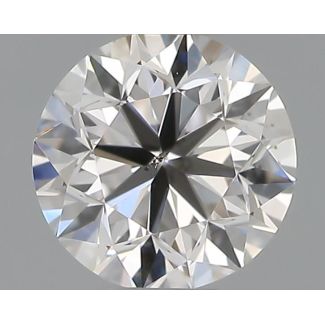 0.30 Carat Round H SI1 VG EX GIA Natural Diamond