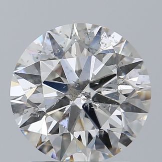 1.51 Carat Round H SI2 EX GIA Natural Diamond