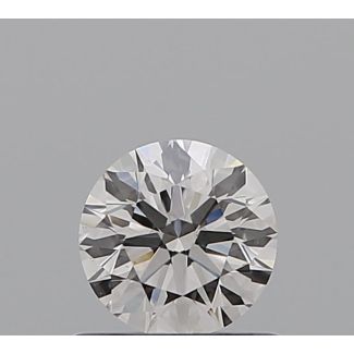 0.54 Carat Round I VS1 EX GIA Natural Diamond