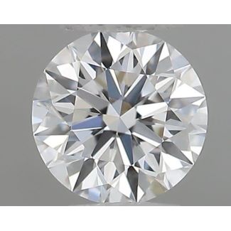 0.22 Carat Round D VVS1 EX GIA Natural Diamond