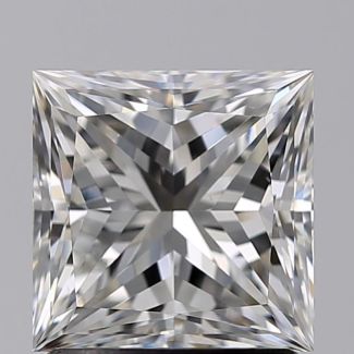 1.52 Carat Princess F VS2 - EX GIA Natural Diamond