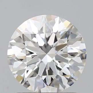 1.5 Carat Round H SI1 EX GIA Natural Diamond