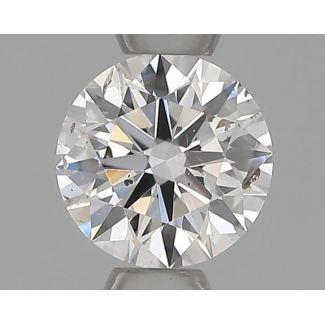 0.35 Carat Round D SI2 EX GIA Natural Diamond