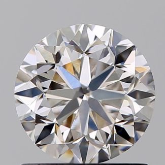 1.00 Carat Round H VS1 G EX VG GIA Natural Diamond