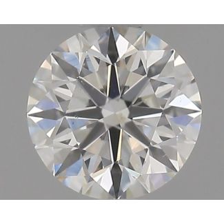 0.51 Carat Round G VS2 EX GIA Natural Diamond