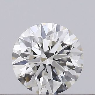 0.23 Carat Round H VS1 EX GIA Natural Diamond