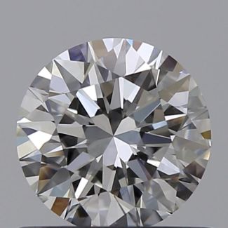 0.6 Carat Round G VVS2 EX GIA Natural Diamond