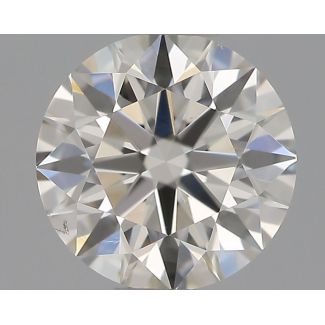 0.51 Carat Round H VS1 EX IGI Natural Diamond