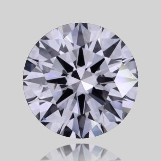 0.37 Carat Round F SI2 EX GIA Natural Diamond