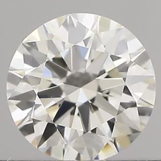 0.44 Carat Round H IF EX IGI Natural Diamond