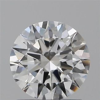 0.90 Carat Round E VS2 EX GIA Natural Diamond