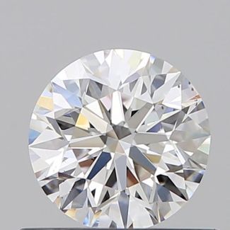 0.6 Carat Round D SI1 EX VG GIA Natural Diamond