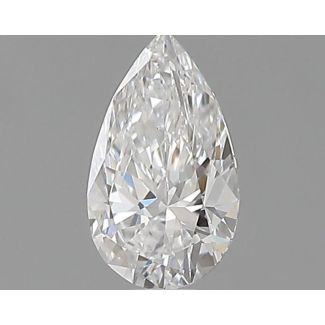 0.33 Carat Pear D VVS1 - EX VG GIA Natural Diamond