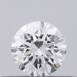 0.25 Carat Round F SI1 EX GIA Natural Diamond