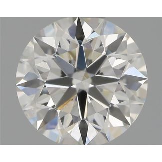 0.70 Carat Round H SI1 EX IGI Natural Diamond