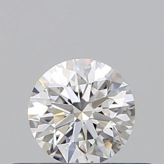 0.34 Carat Round F VS1 EX GIA Natural Diamond