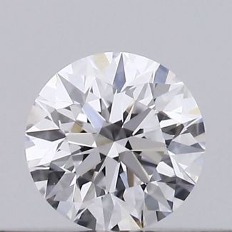 0.17 Carat Round D VVS1 EX GIA Natural Diamond