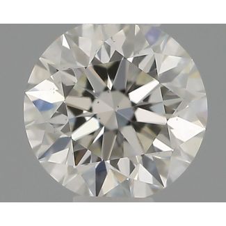 0.3 Carat Round H VS2 EX IGI Natural Diamond