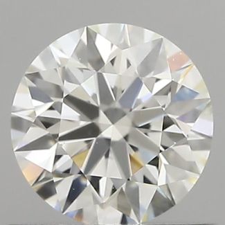 0.7 Carat Round H VVS1 EX GIA Natural Diamond