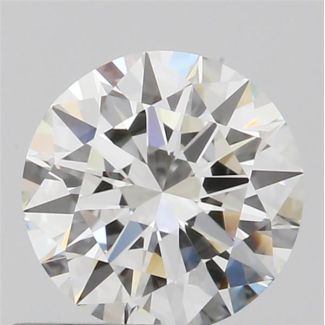 0.56 Carat Round G VVS2 EX GIA Natural Diamond