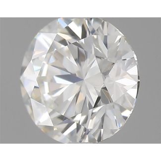 0.45 Carat Round I VVS1 EX GIA Natural Diamond